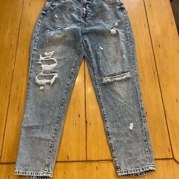 &Denim Denim - H&M Women’s Distressed Jeans & Denim Cotton High Waist size 10